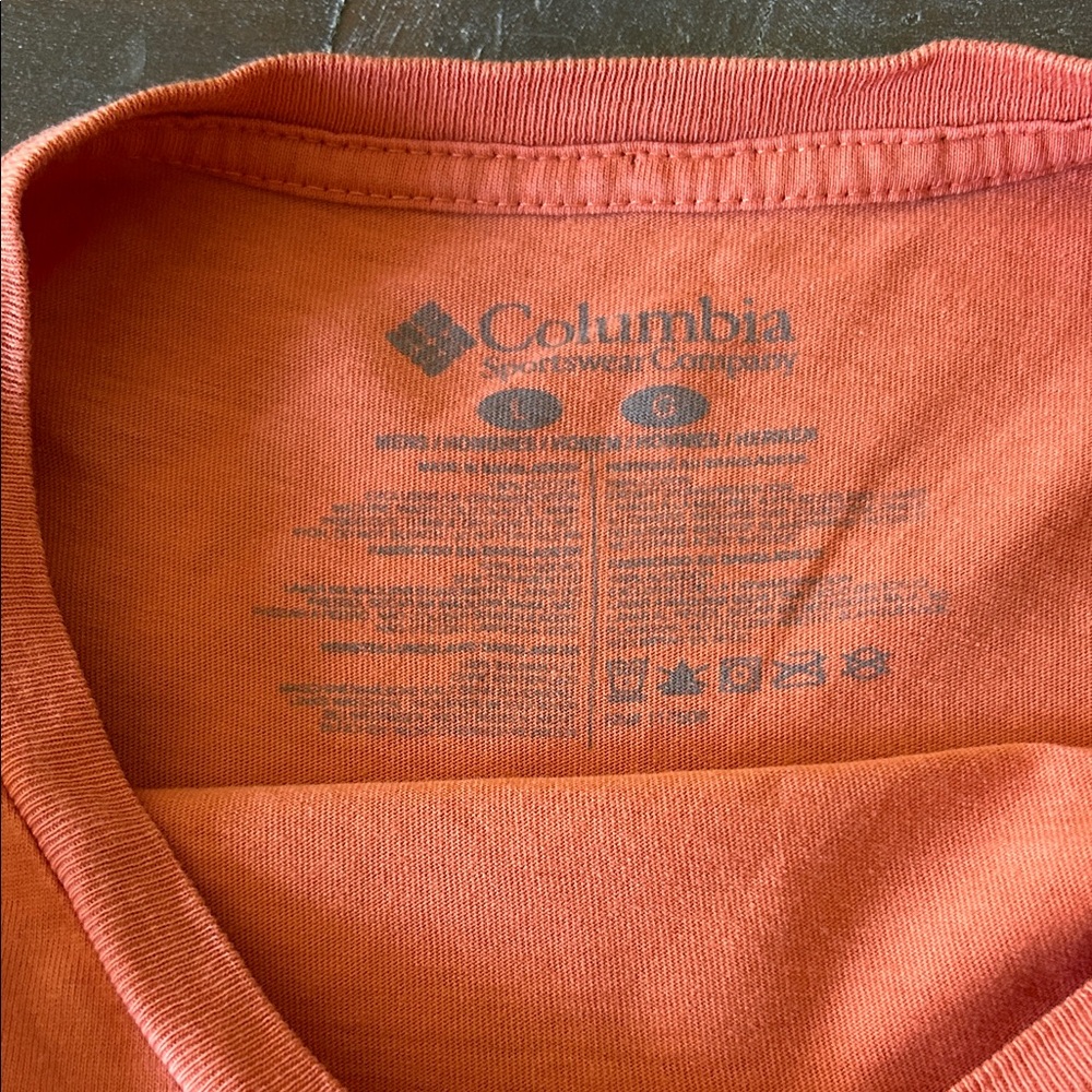 Columbia Burnt Orange Long Sleeve Tee - Picture 5 of 5